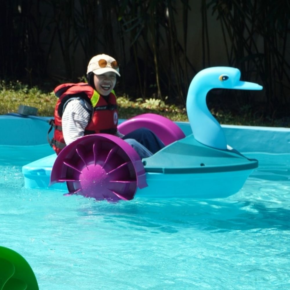 Cartoon Paddle Boat - QQCP-30001